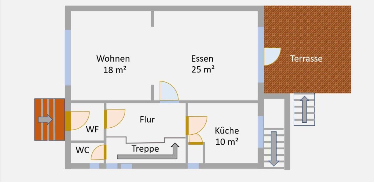 奥滕多夫Ferienhaus Scholien别墅 外观 照片